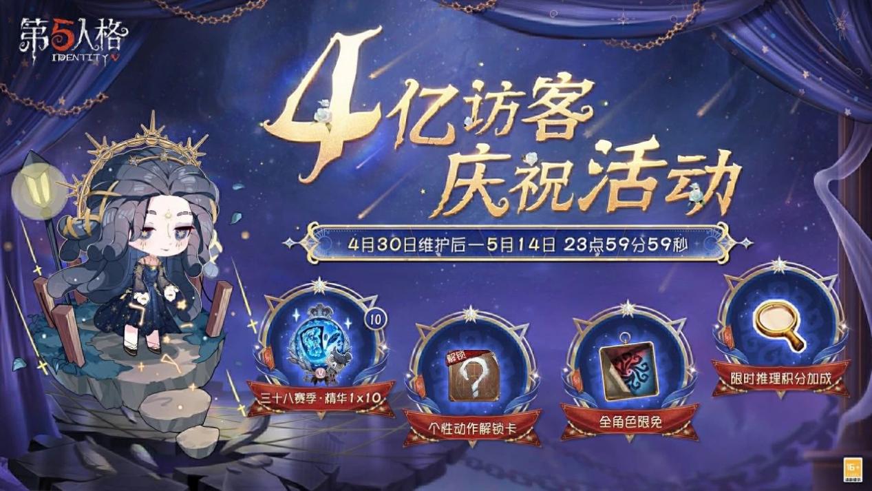 【内含福利】送十连抽！光启新途《第五人格》第三十八赛季·精华1开启