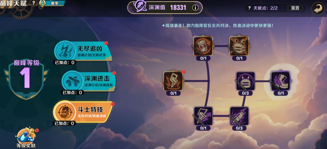S3赛季已到尾声，快发起更高等级和深渊值冲刺，丰富赛季奖励