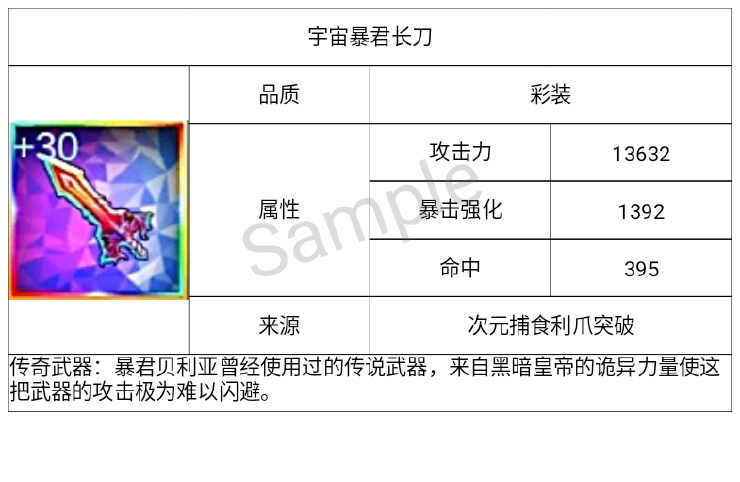 宇宙暴君长刀怎么样？