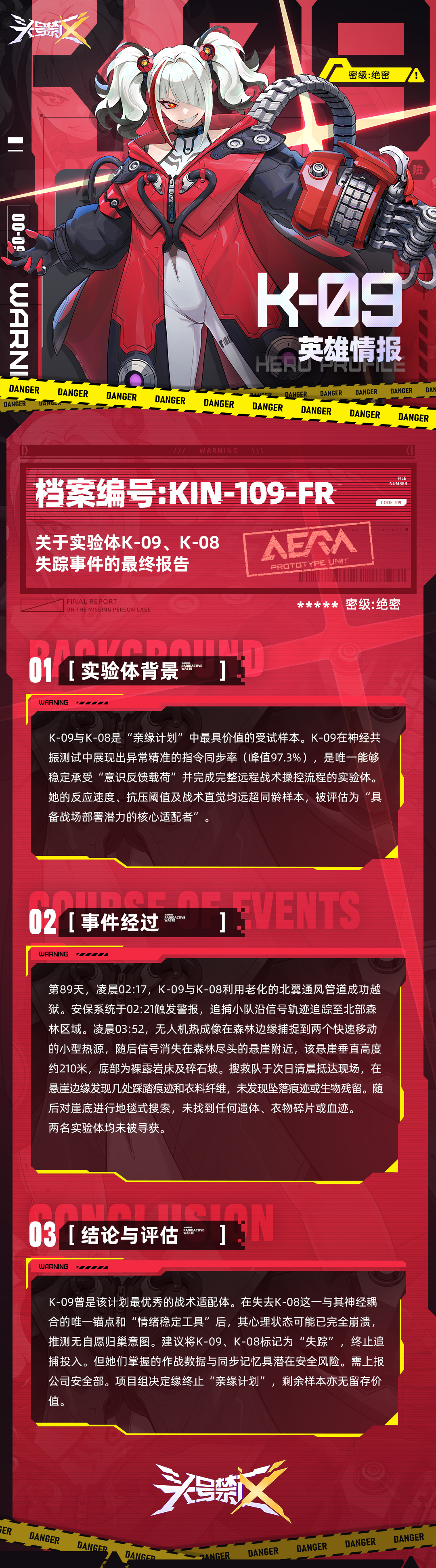 禁区英雄档案丨K-09