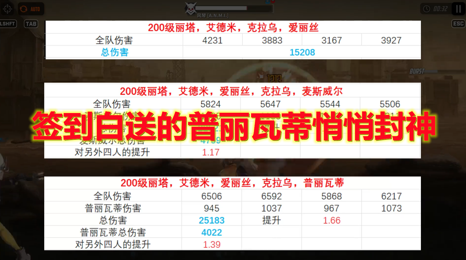 签到白送的普丽瓦蒂悄悄封神？