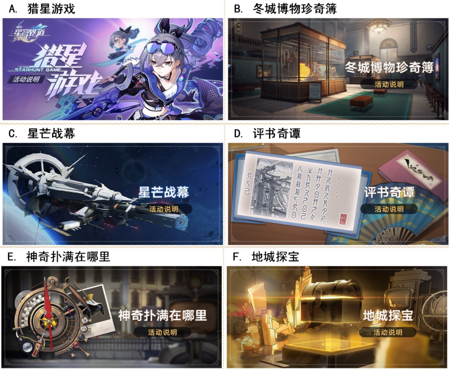 【已开奖】开服至今，你最喜欢的活动是？