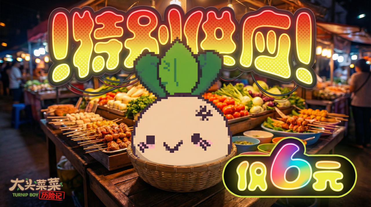 限时供应​|《大头菜菜历险记》6月18日史低特惠开启