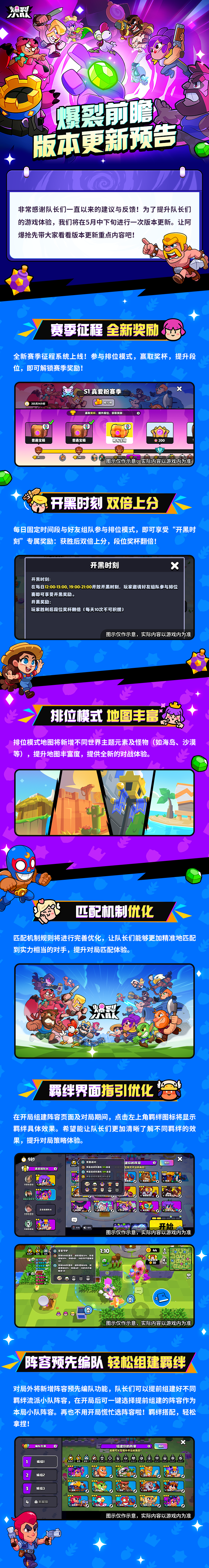 爆裂前瞻！版本更新抢先看！丰富奖励，众多优化！ 