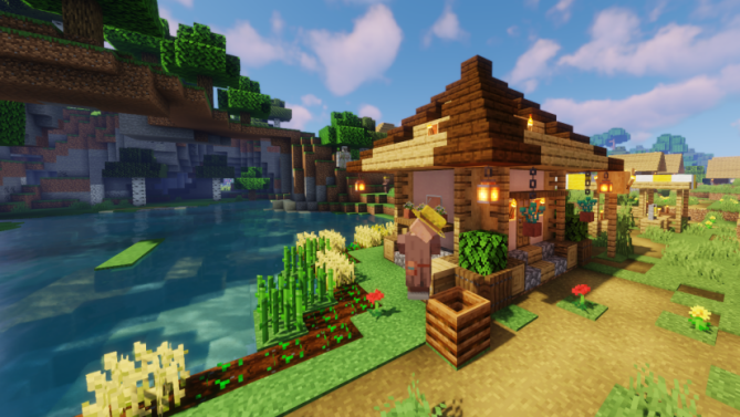 改造指南《我的世界》村庄平房变身温馨公寓 村民:我住不起了