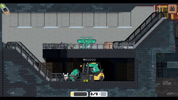 平台游戏《爆破兔头2D》上架Steam 免费试玩Demo同时上线