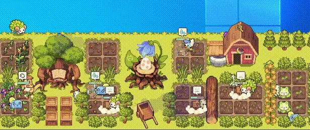 Steam桌面模拟经营游戏《幻兽大农场》全新幻兽与作物来啦！