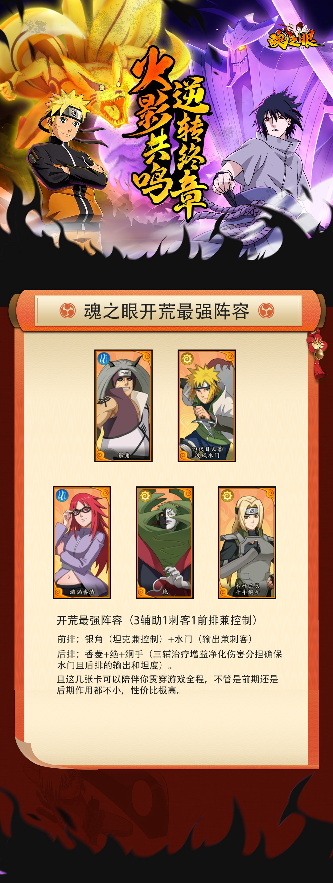 《魂之眼》开荒最强阵容推荐一图流