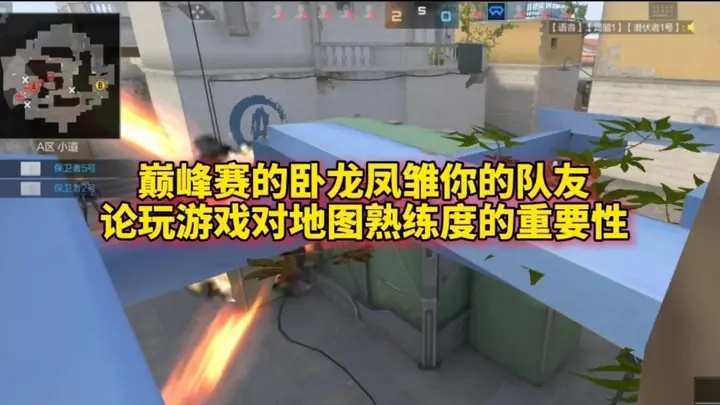 巅峰赛的卧龙凤雏你队友！论玩游戏对地图熟练度的重要性