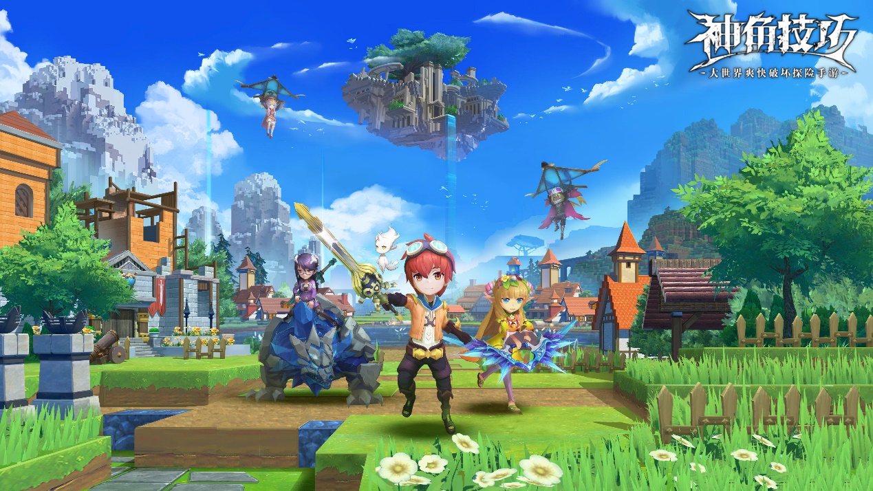 《科学超电磁炮》之父镰池和马担任故事创作的大世界爽快破坏探险手游