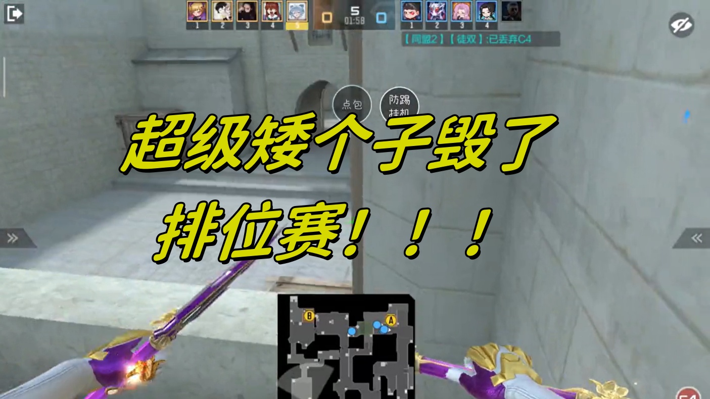 超级矮个子毁了排位赛！！！