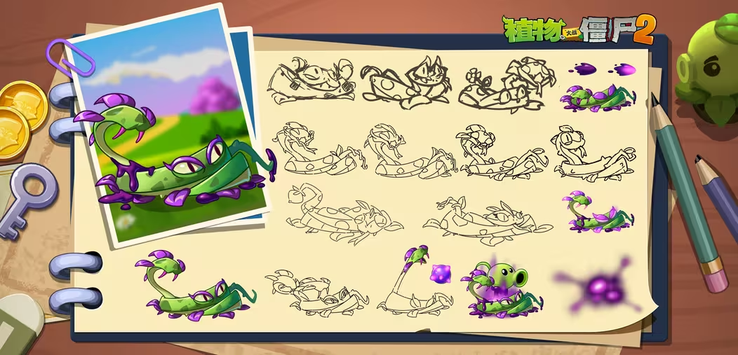 【开发幕后分享】植物故事-青蛇藤蔓