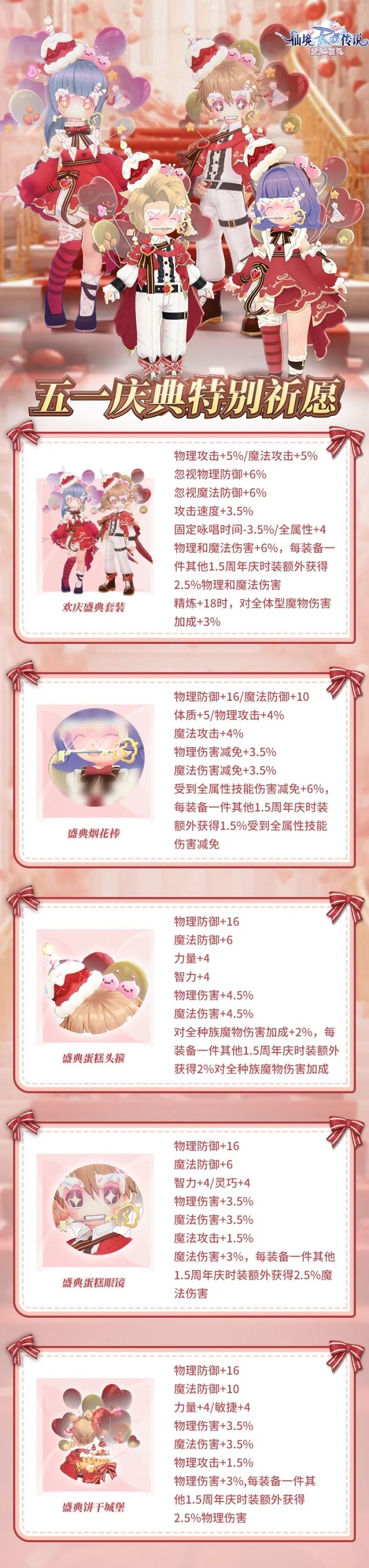 五一庆典特别祈愿 | 色彩鲜艳夺目，「欢庆盛典套装」即将上线！