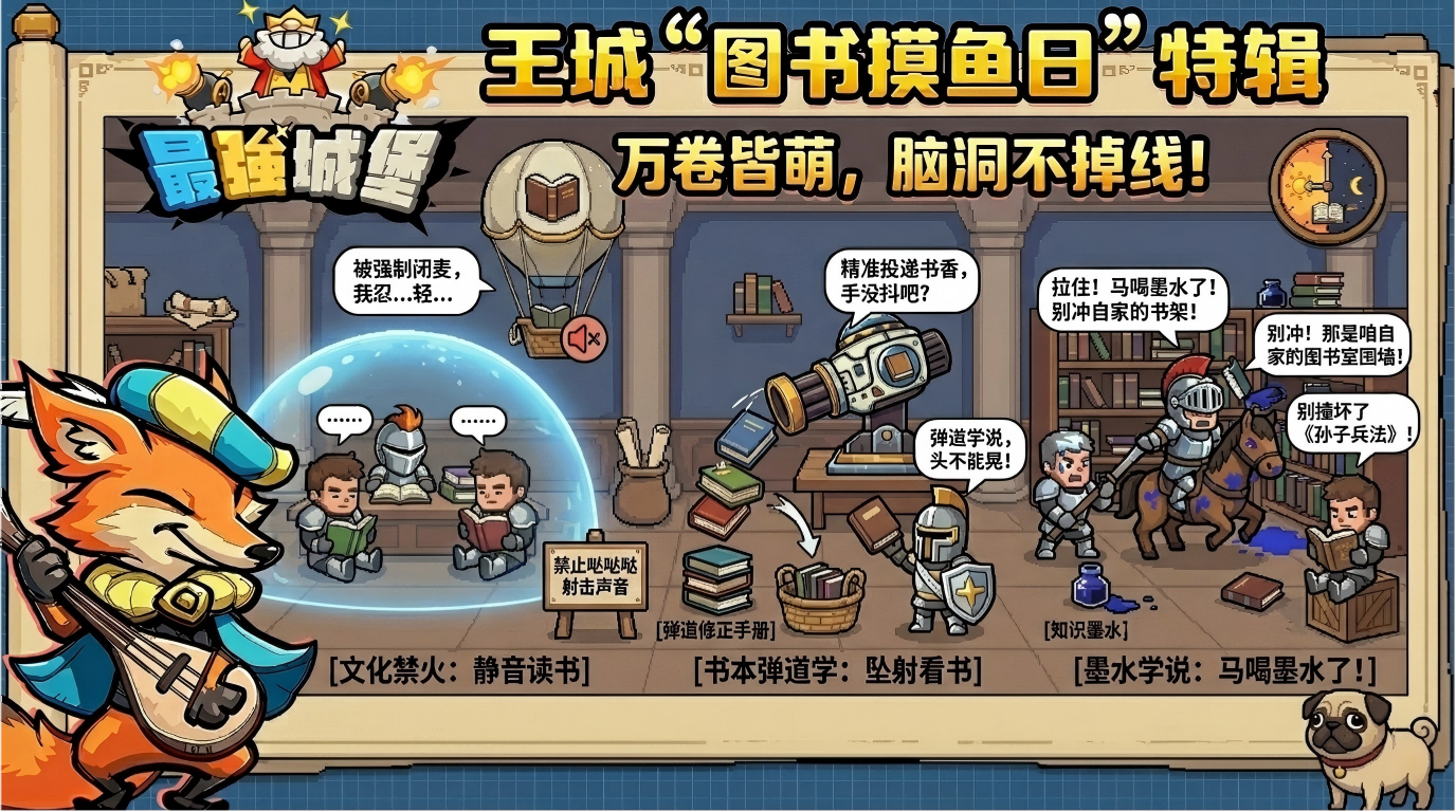 【最强城堡】王城·图书节摸鱼特辑