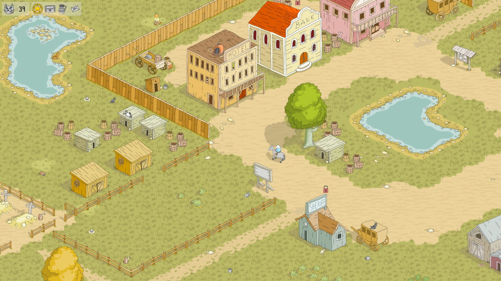 休闲解谜《Hidden Cat Outlaws》Steam页面 支持中文