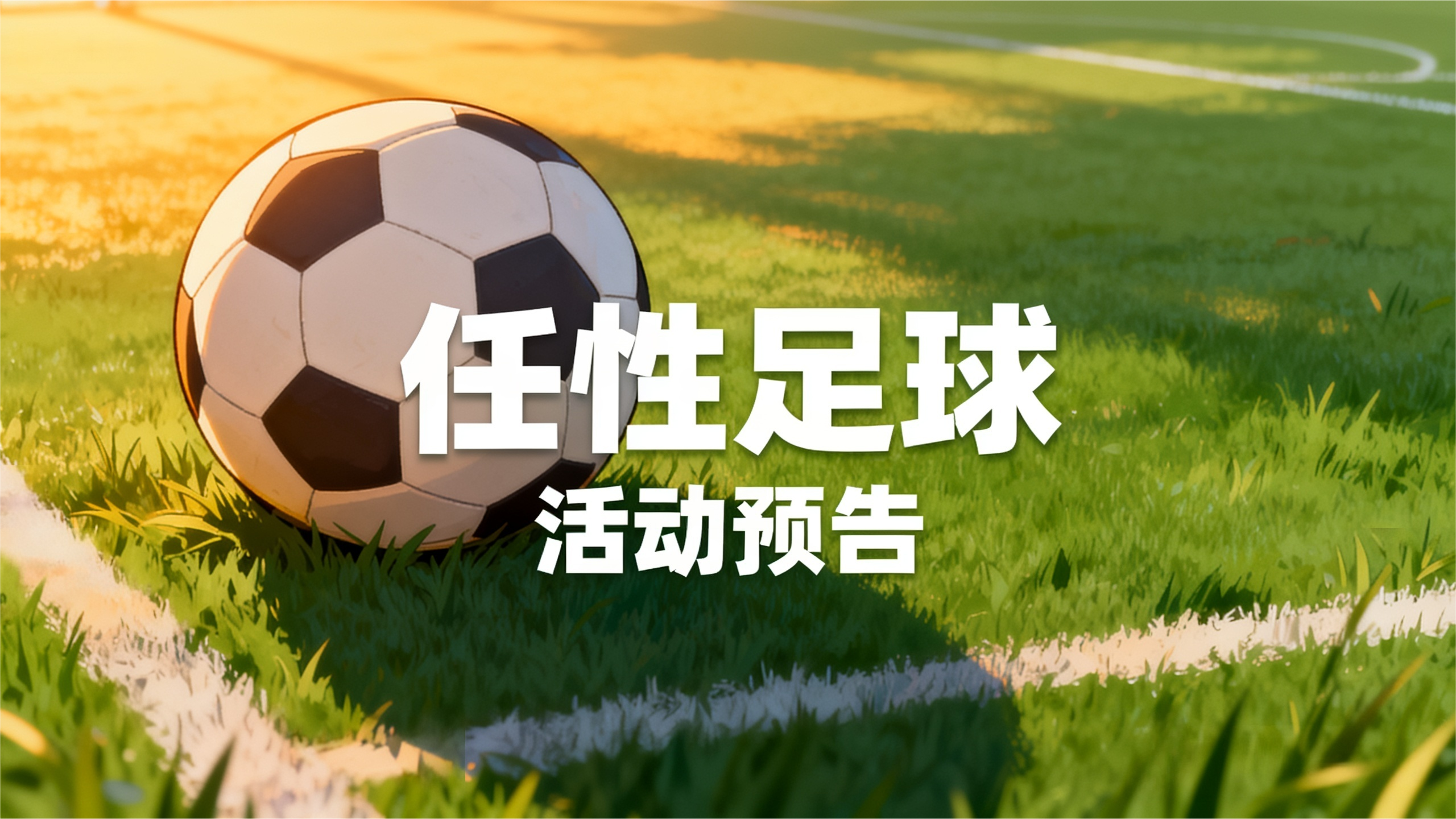 活动预告 | 绿茵故事多，你我共见证