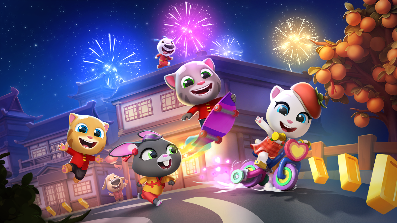 《汤姆猫跑酷》春节版本1月30日重磅上线，马年跑酷狂欢开启！