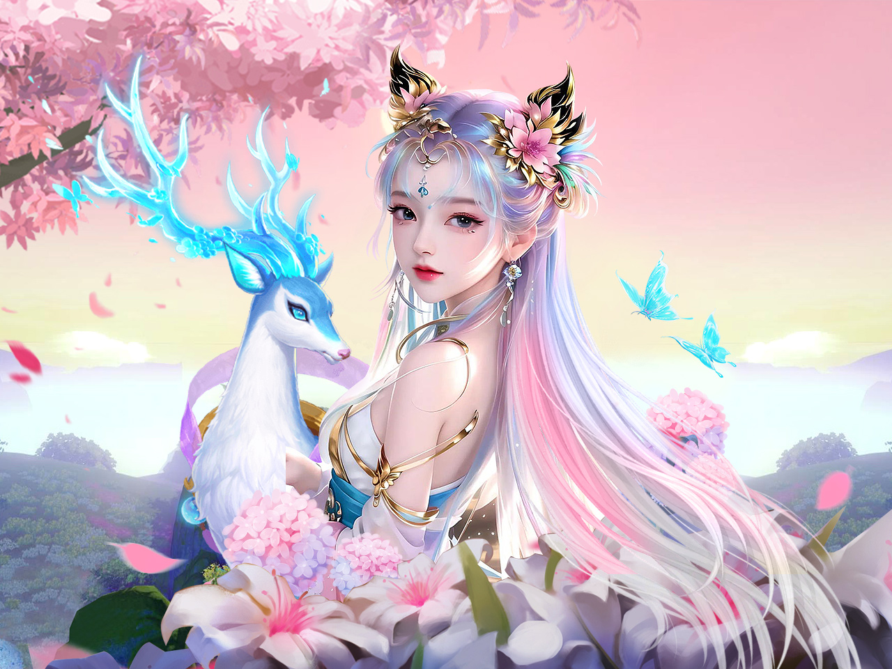 国风仙侠情缘修仙《梦仙灵》坐骑、神宠随便抓，这游戏能处！