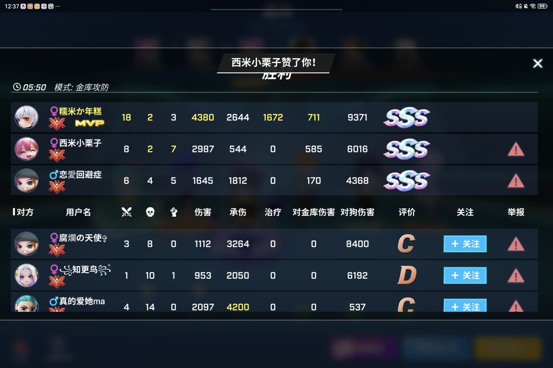 金库战况，有容易翻
