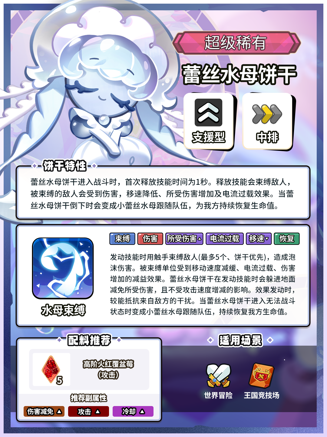 「侍奉小姐就是我的天命」蕾丝水母饼干 技能情报