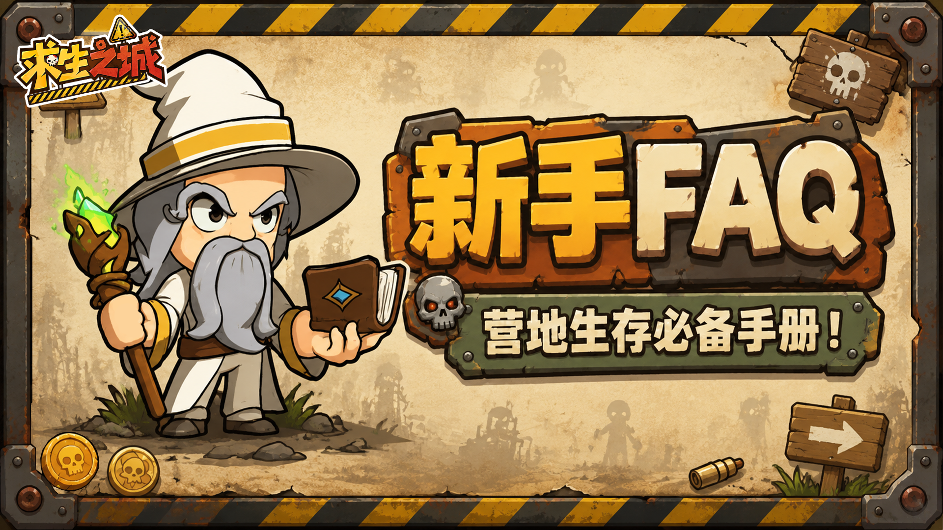【新手FAQ】营地生存必备手册！《求生之城》高频问题全解