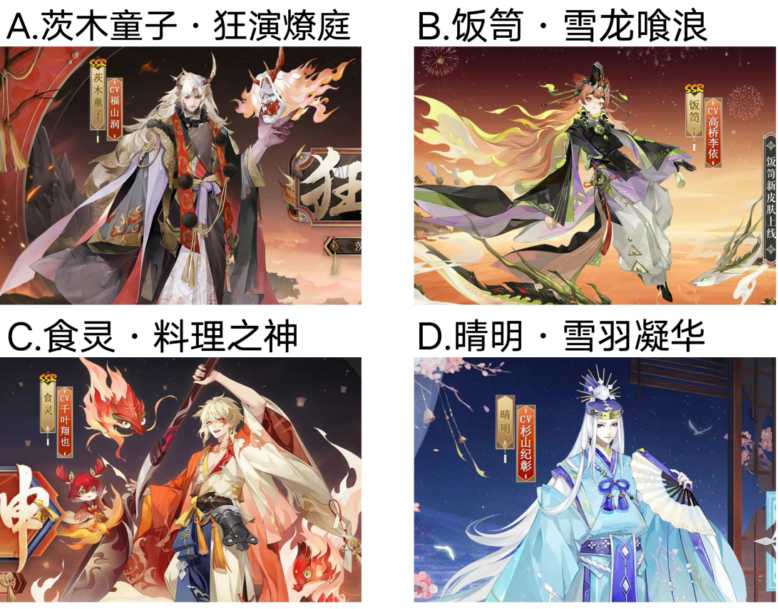 【已开奖】你对哪款皮肤最感兴趣？