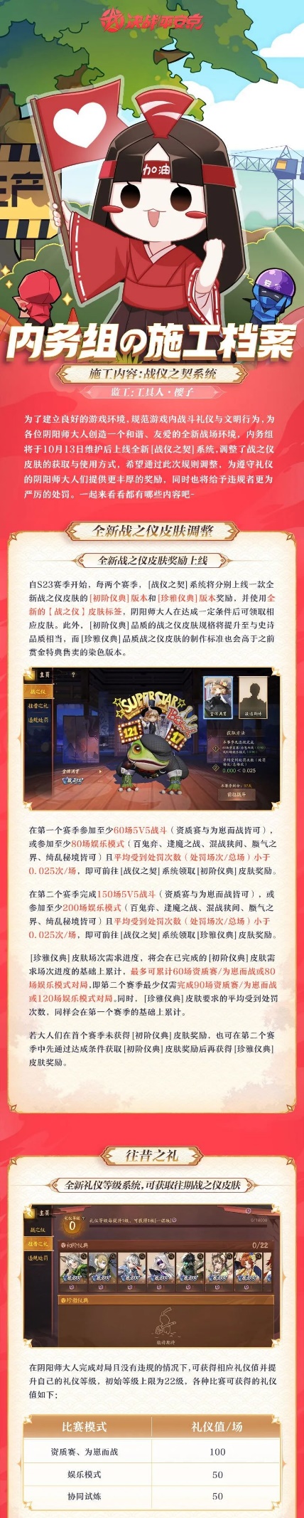 全新的【战仪之契】系统来袭