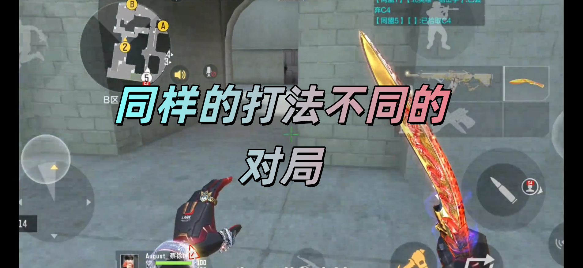 同样的打法不同的对局