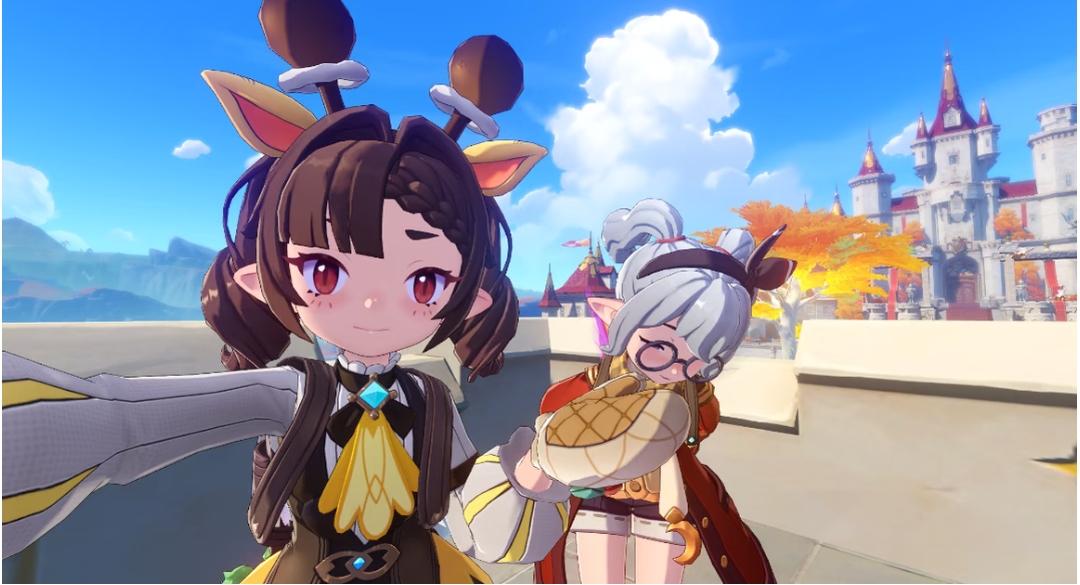 【我的魔法衣柜】城堡前的学院风闺蜜穿搭，甜酷感拉满