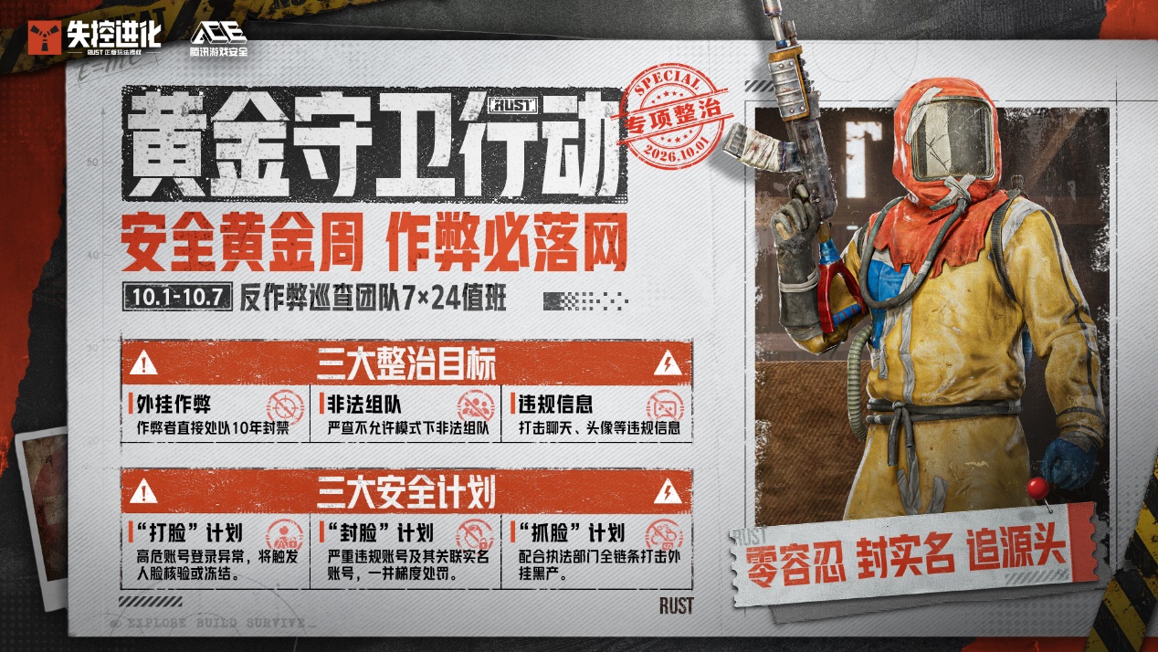 黄金守卫行动开启！安全黄金周，作弊必落网！