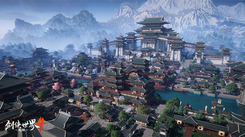 1亿㎡无缝江湖！《剑侠世界4：无限》三大亮点全扫描