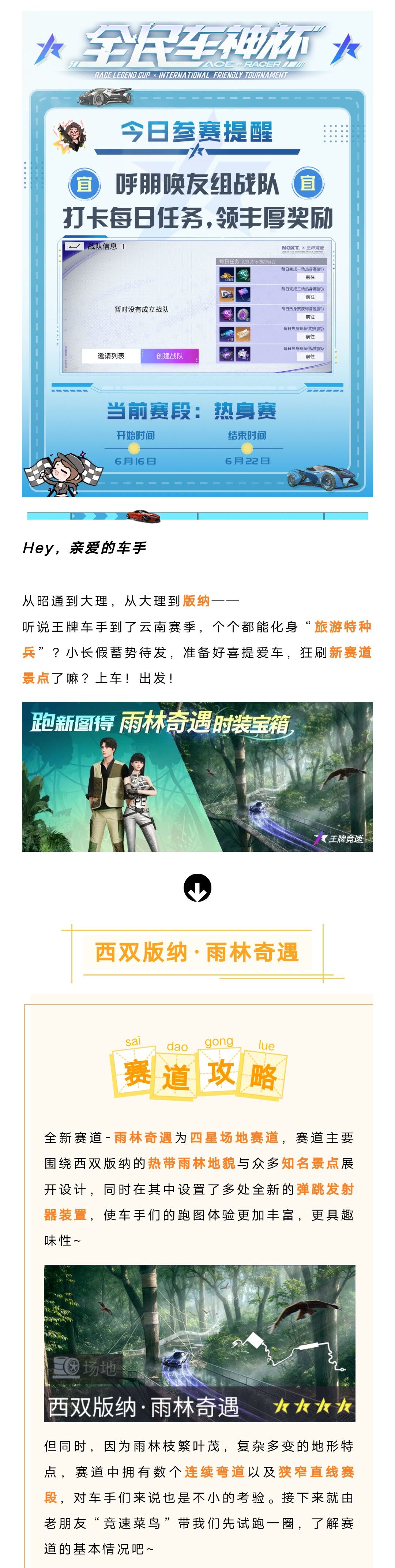 “旅游特种兵”集合：别说你刚刚出发，王牌车手已到西双版纳！