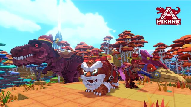 Steam耐玩游戏排行榜，《方块方舟》玩家在草原疯狂用爆竹除年兽