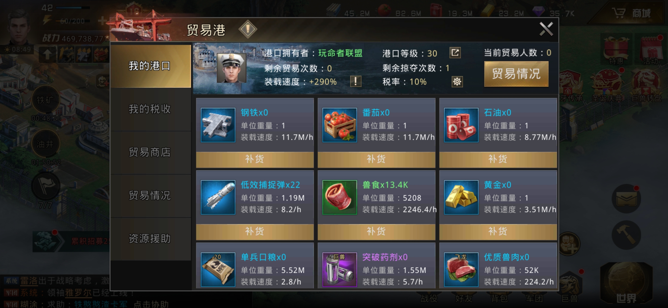 贸易港系统攻略（扫盲篇）