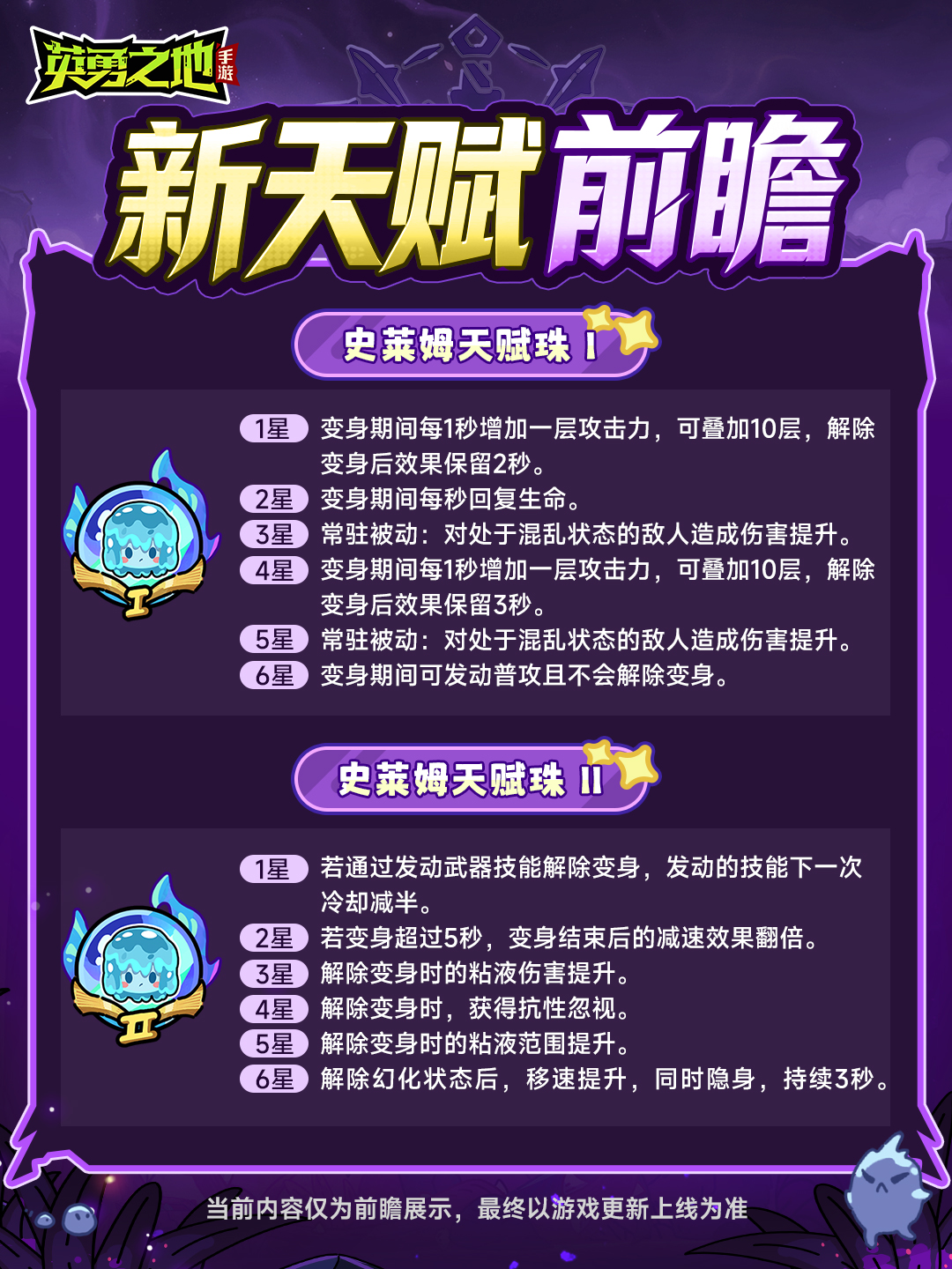 版本前瞻丨新淬炼、新天赋、新武魂抢先看！