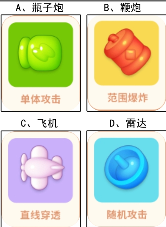 【已开奖】福神大作战消消乐中你最喜欢消哪个炮塔？