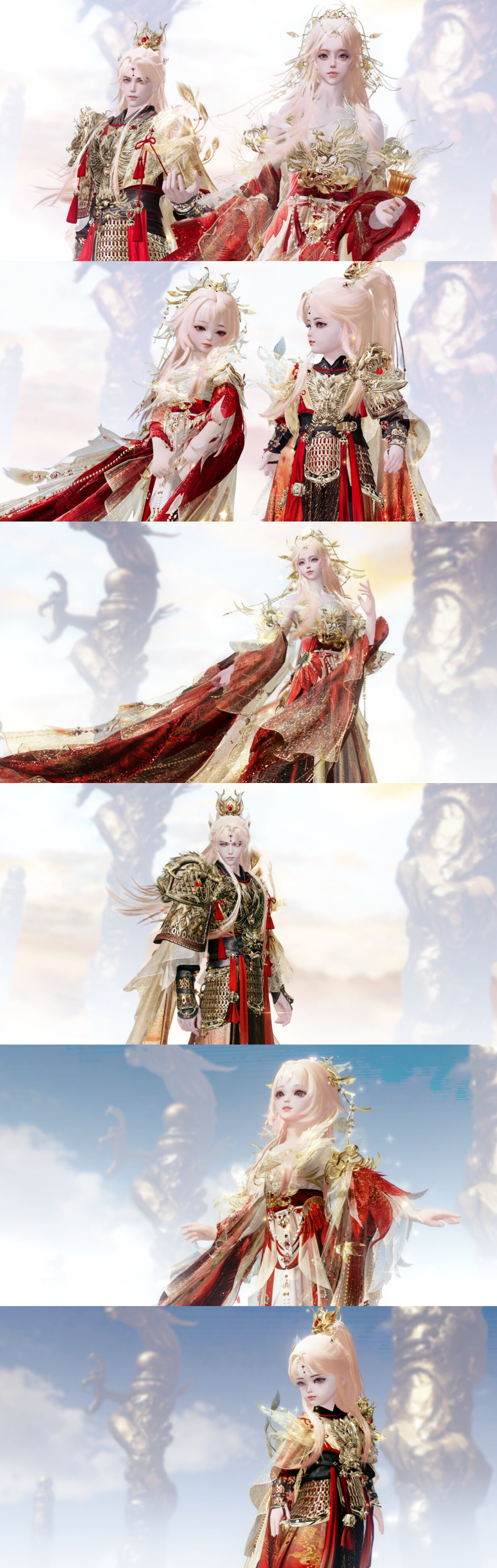 “钧天诏九子”系列新时装·熙焱凌明光来袭！踏火巡天，镇厄承祥。