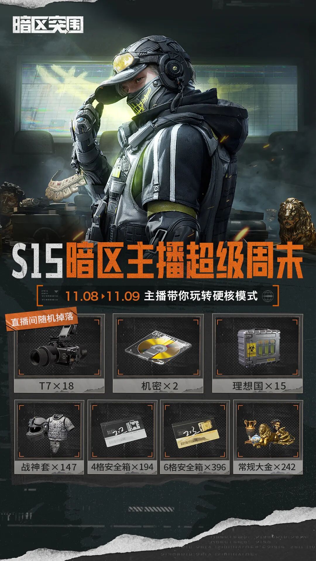 主播超级周末丨挑战最高撤离金额！