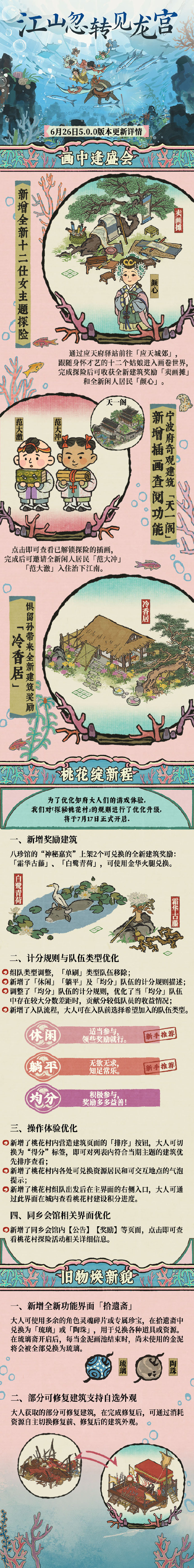 【更新预告】全新5.0.0版本将于6月26日开启！诚邀知府大人入画，共赴《江南百景图》五周年~