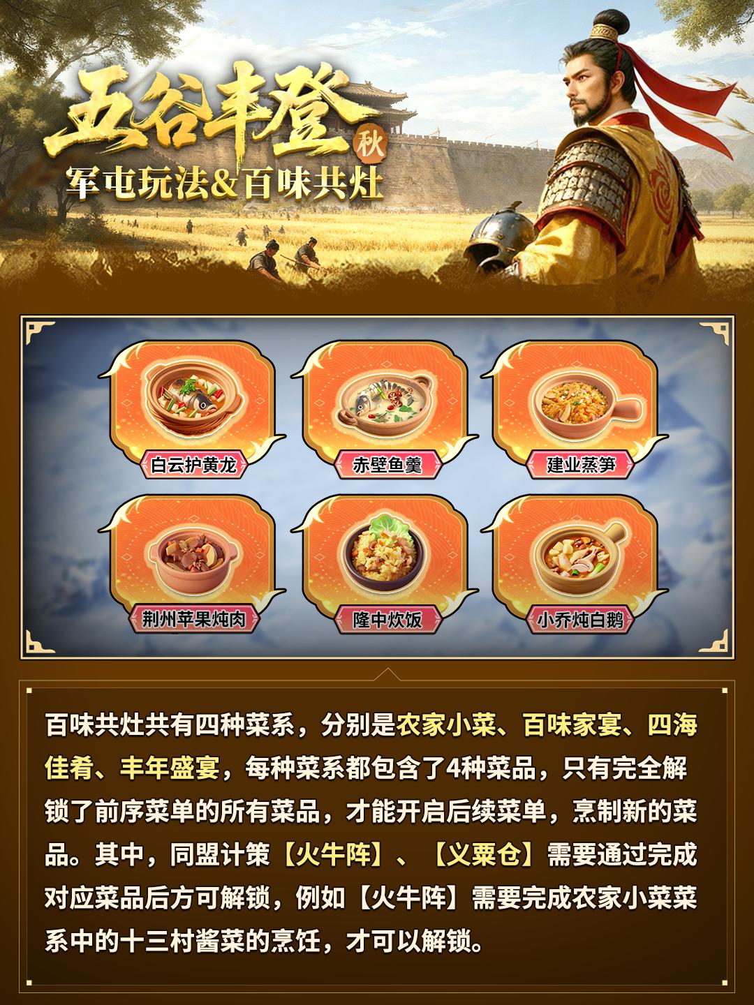 【资讯】新剧本五谷丰登（秋）前瞻二