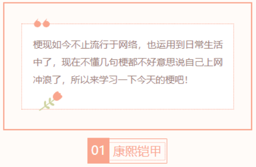 【每日梗图】康熙铠甲
