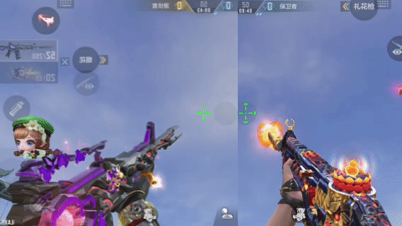 【话题讨论】SCAR-流光彩莲-淬火熔窟和M4A1-七色宝葫-黑曜赏析，两款皮肤各具特色！