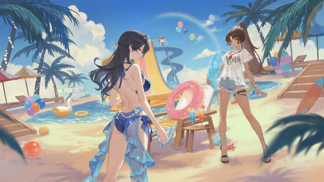 夏日系列外观上新 | 黑皮少女与海洋精灵，一起清凉一夏？