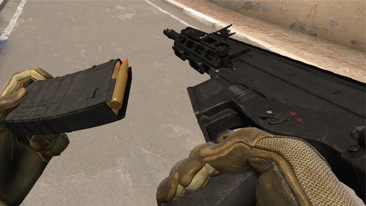 CSGO新步枪自带机瞄