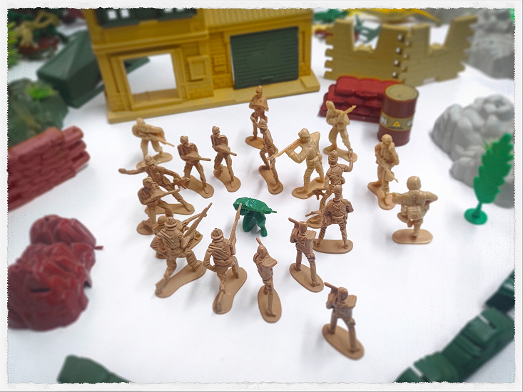 【名场面复刻】震惊！我们居然用儿时玩具兵重做了开场动画