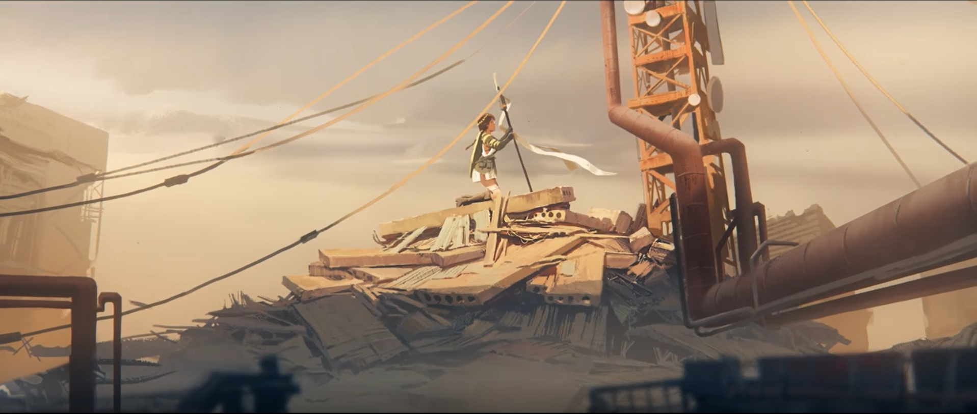 游戏的音乐，宣传PV做的真的很好，很突出末日那种悲壮以及绝望，期待剧情