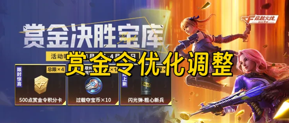 策划有话说 | 赏金令优化调整