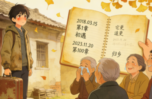 漂泊多年终归乡看哭多少追更老书虫