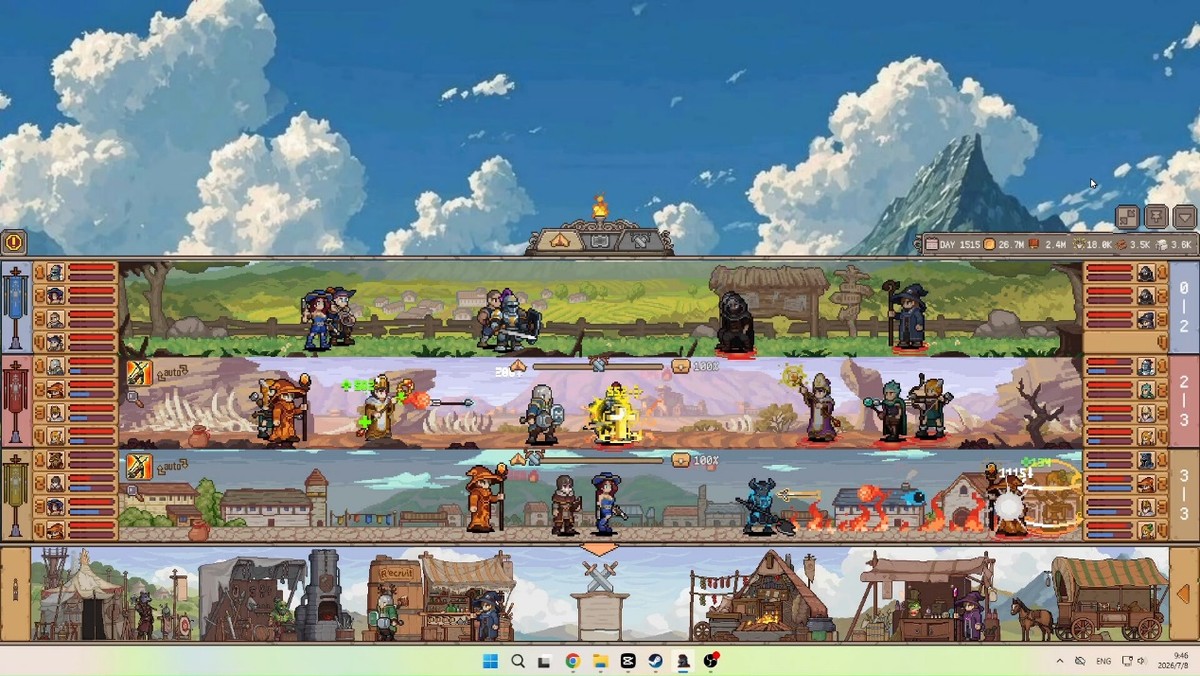 放置自动战斗养成游戏《幻想放置远征队》现已上线Steam