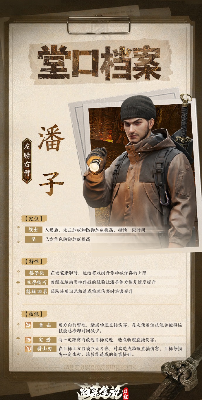 【堂口档案】潘子·左膀右臂